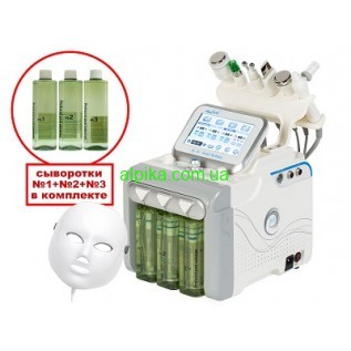 Апарат для гідропілінгу AquaFacial 8-в-1 з LED-маскою